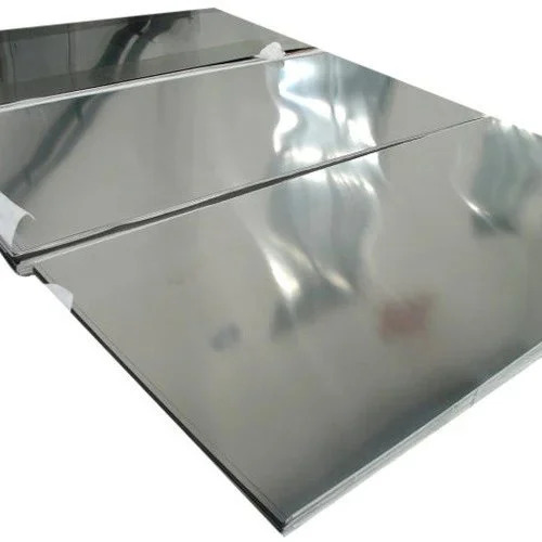 Polished Stainless Steel Sheets - Standard Size, Silver Color | Superior Strength, Corrosion Resistance, Heavy-Duty Durability