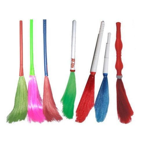 Plastic Broom - Color: All