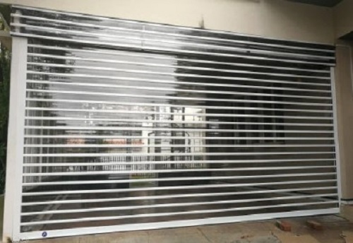 Polycarbonate Rolling Shutter - Durable New Design | Insulated Vertical Opening, Various Color Options