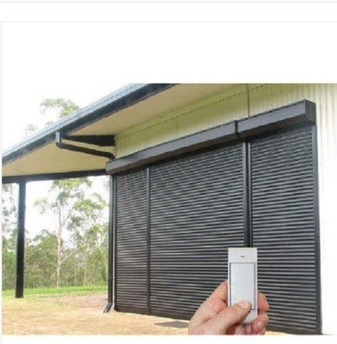 Remote Operated Rolling Shutter - Quality Tested Material, Vertical Opening Pattern , Automatic Operating Mode, Various Color Options