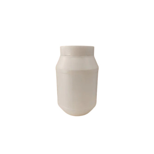 Round HDPE Jar - 500ml White Rigid Plastic | Durable Lightweight Leakage Free Design