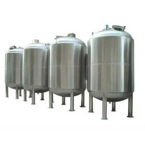 Stainless Steel Liquid Mixing Tank - New, Durable Design | High Strength, Industrial Use, Silver Finish