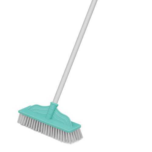 Tile Brush - Plastic, 10 Inch Length | Rustproof, Versatile Application, Odor Resistant, Quick Drying, Anti-Bacterial, Lightweight, Reusable Design