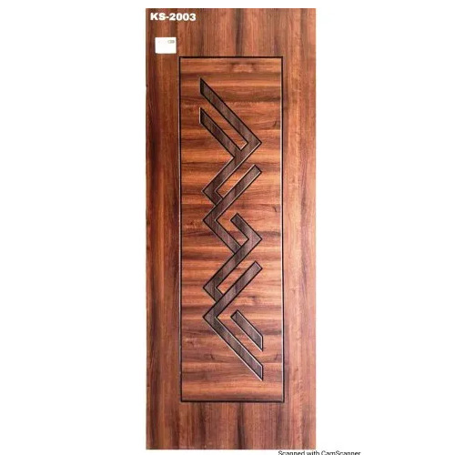 Veneer Door - Termite Proof Wood, Standard Design, Brown Color | Residential & Commercial Swing Style