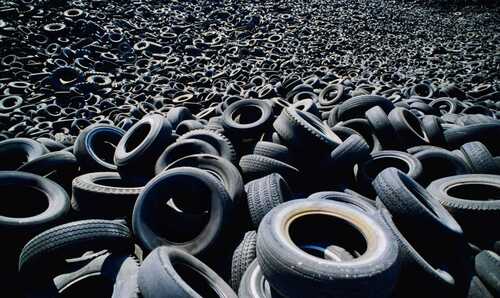 Waste Tyre Scrap - Color: Black