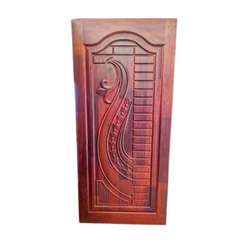 Wooden Fancy Doors - New Polished Exterior Rectangular Design | Brown & Dark Brown, Ideal for Interior and Office Use