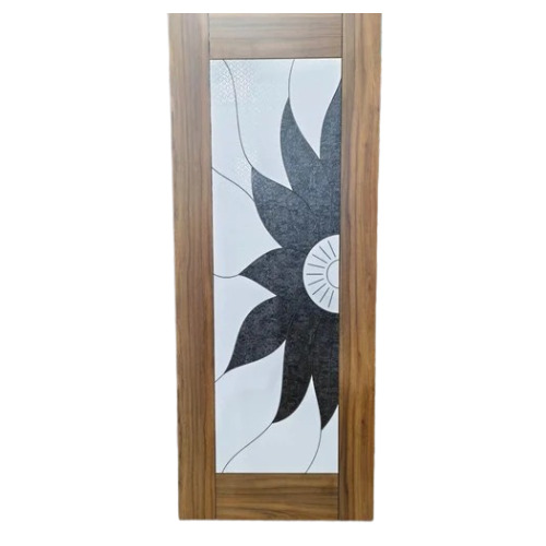 Solid Pinewood Swing Door - Customized Design, Finished Surface, Ideal for Exterior and Interior Use, Brown Color
