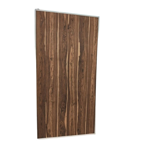 Wooden Laminated Door - Polished and Laminated Finish | Interior Swing Door for Office and Residential Use in Dark Brown