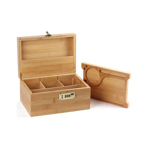 Wooden Packaging Box - Superior Quality, Reusable Design | Lightweight, Eco-Friendly, Moisture Resistant, Special Effects Printing, Matte Lamination Finish, Rectangular Shape