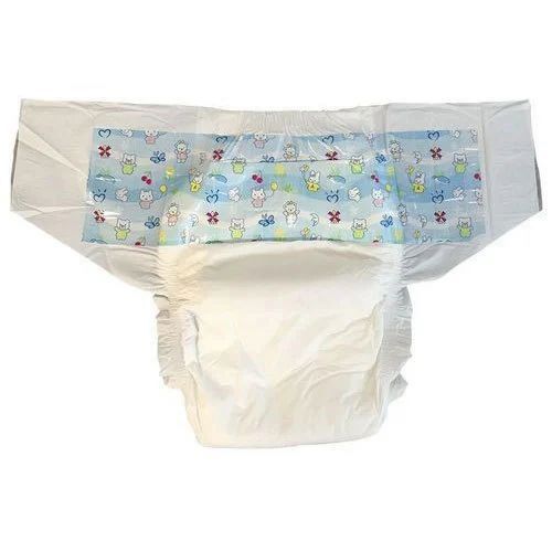 Cotton Baby Diaper - Cotton, Pack of 10 Pieces , Super Absorbent, Leak-Proof, Soft Lining, Gentle on Skin, Breathable Material, Flexible Fit, Comfortable Waistband