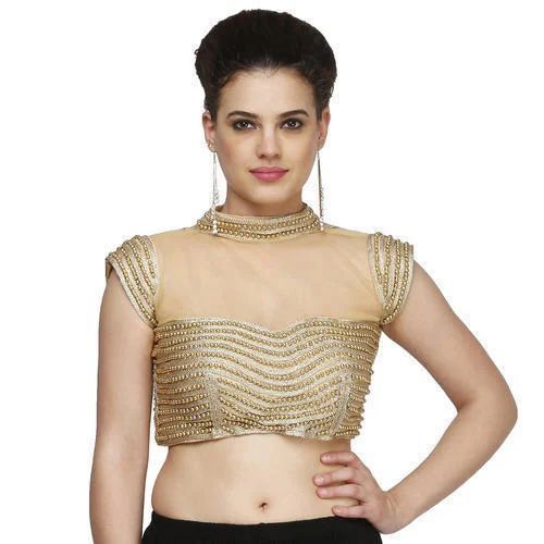 Ladies Fancy Blouse - Premium Satin, XXS-XL Sizes | Tailored Look, Lightweight Feel, Vibrant Colors, Stylish Neckline, Sleeveless Option, Waterproof, Anti-Wrinkle