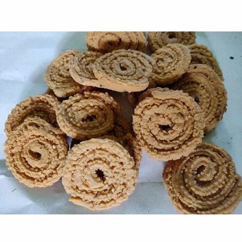 Murukulu Snack - Rice and Lentil Flour Spirals, Crispy Texture with Mild Spice, Perfect for Festive Celebrations, Handcrafted Authentic Taste