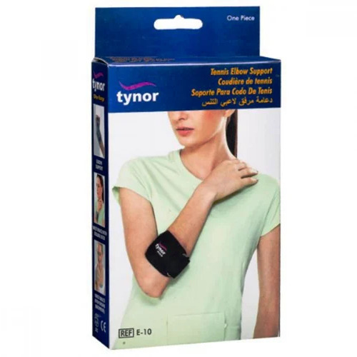 Tennis Elbow Support - Medium Size, Breathable Polyester Material | Effective Vibration Absorption, Customized Targeted Compression