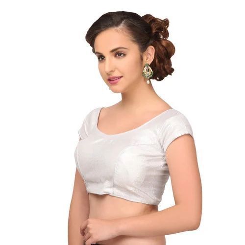White Color Ladies Blouse