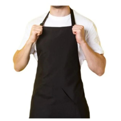 Black Kitchen Apron - Size: Customize