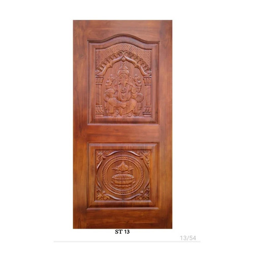 Brown Teak Wood Doors