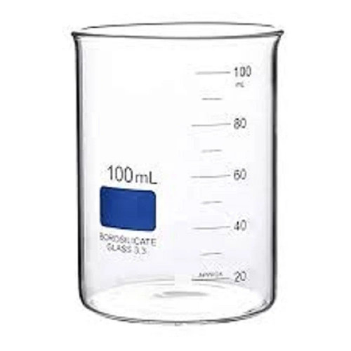 Glass Beakers - Borosilicate Glass, 100ML to 1000ML Sizes, Transparent Color, Round Shape | Ideal for Lab & Scientific Applications