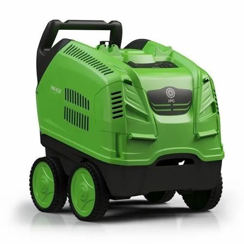 High Pressure Washer - 2400 Watt, 130 Bar Pressure, 520 L/h Flow Rate | New Green IPC PW-H28 Hot Water Cleaner for Workshop and Facade Cleaning