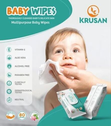 Krusan Non Woven Baby Wet Wipes