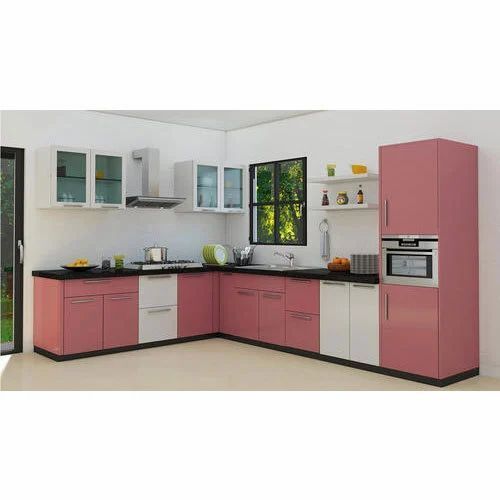 L Shaped Modular Kitchen - Assembly: Carpenter Assembly