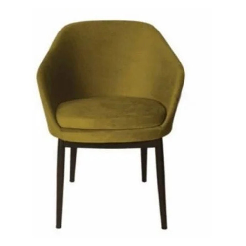 Olive Green Wooden Lounge Chair