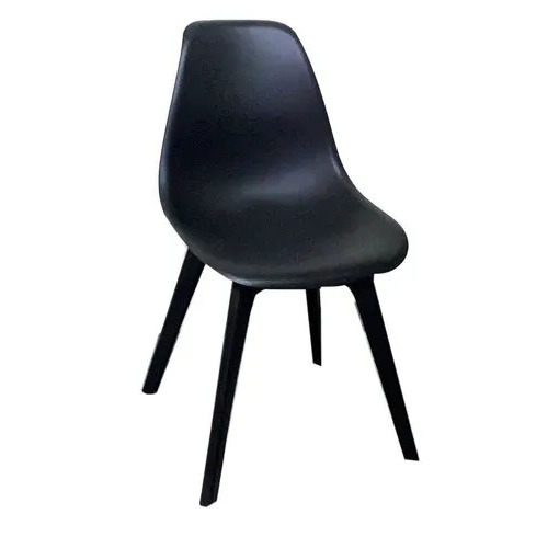 Plastic Restaurant Chair - 1 Seater Medium Back Design | Modern Polished Finish Water Resistant Durable Easy To Use