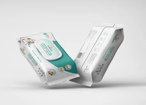 Wet Wipes For Baby - Non Woven 80 Pc Packet | Extra Soft Alcohol Free Suitable For Ages 1-2 Years