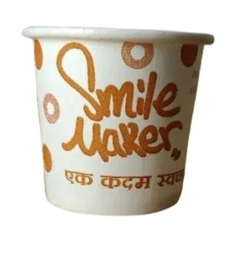 40 ml Paper Cup - Leak and Tear Resistant Material, Various Sizes Available, White Color, Good Gripping, Quality Standard Tested