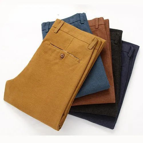 Casual Mens Pant - Cotton Material, Regular Fit, Available in Multiple Sizes (S-XXL) | Features: Anti-Wrinkle, Breathable, Machine Washable, Plain Pattern, Suitable for Summer & Winter