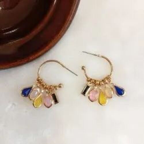 Charm Hoop Earring - Premium Quality , Optimum Grade for Women | Customize for Anniversary Occasions