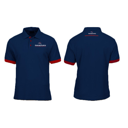 Corporate T-Shirts - Cotton Blend, Standard Size, Multi Color | Attractive Designs, Comfortable Fit, Durable Polo with Short Sleeves