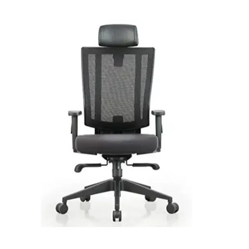 High Back Office Chair - Mesh Material, Dynaflex Back Type, Adjustable Back Rest, Polished Finish | Modern Design, Easy to Clean, Durable, Non-Foldable, Rotatable, 1 Year Warranty