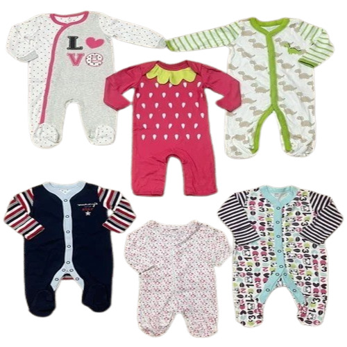 Kids Jumpsuit - Multicolor Printed, Full Sleeves, Breathable & Anti-Wrinkle | Unisex Modern Design for Ages 1-3