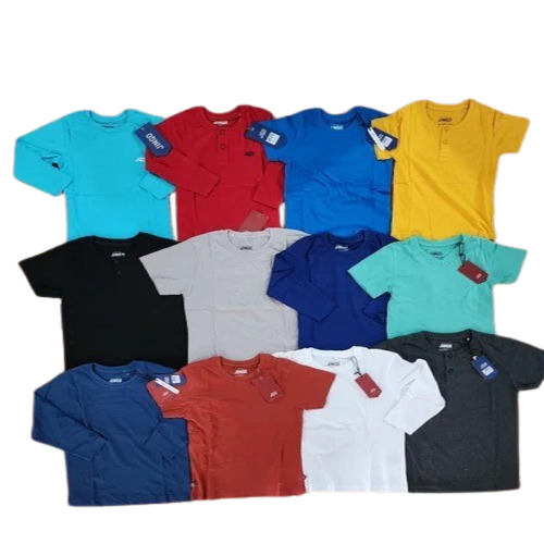 Kids Multicolor Casual T-Shirt - Cotton Material, Short Sleeves, Round Collar | Anti Wrinkle, Breathable, Attractive Pattern for Summer Wear