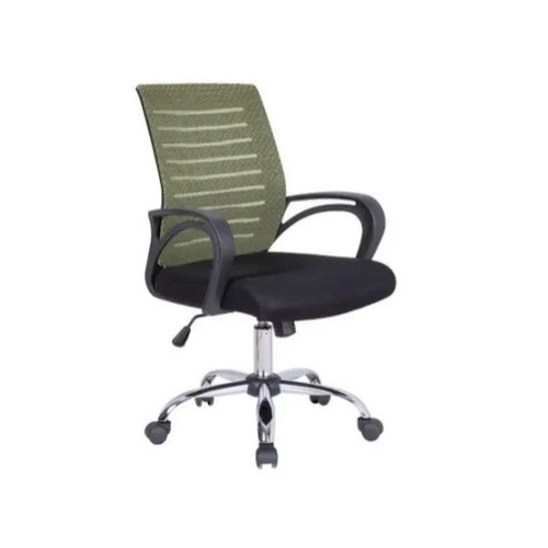 Segour Mesh Office Chair - Adjustable Height, Rotatable Design, Modern Appearance | Easy To Clean, Durable, No Assembly Required, Black and Yellow Finish