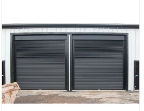 MS Motorized Rolling Shutter - MS Material, Vertical Opening, Various Colors | Rust Resistant, Low Maintenance, Quality Tested