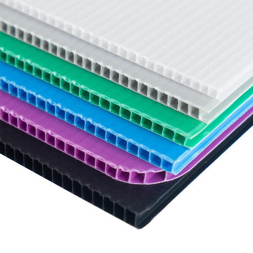 Polypropylene Sheets - Rectangular, Color Coated Surface Finish | Rigid Material, Available in Many Colors, Plain Pattern