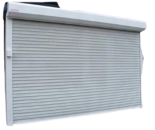 Powder Coating Automatic Rolling Shutter - Aluminum, Vertical Opening, Various Colors | Exterior Insulation, Least Maintenance Required