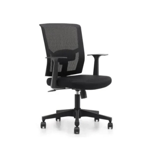 PS-701B - Mesh Office Chair, Rotatable Mid Back Design | Adjustable Seat Height, Modern Look, Easy to Clean, 1 Year Warranty