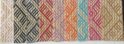 Raffia Woven Fabric for Garment - Soft Material, 1 Meter Width | Light in Weight, Colourfast, Stylish Designs with Embossed Texture