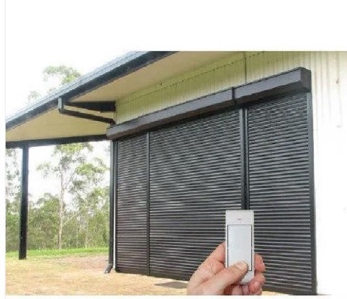 Remote Control Rolling Shutter - Vertical Opening, Easy to Clean Design | Low Maintenance, Tested for Quality Standards, Available in Various Colors