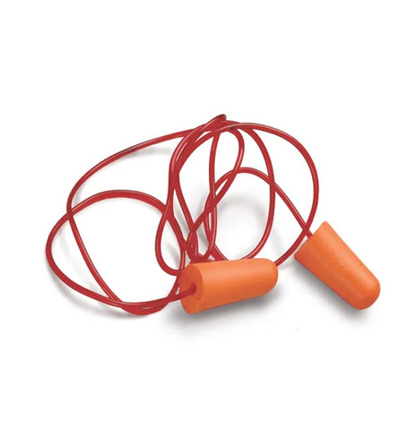 Nylon Uncord Ear Plug - Noise Reduction 32dB | Reusable Non-Irritant Non-Allergic Unisex Orange Color