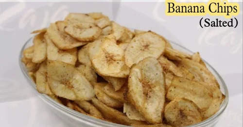 Salted Banana Chips - Fried, Regular Size | Fresh Taste, Optimum Quality, Made from Bananas for Human Consumption