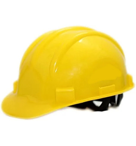 Small Size Safety Helmet - ABS Material, Small Size, Yellow Color | Open Face Design, Lightweight, Comfortable Non-Irritant Head Band