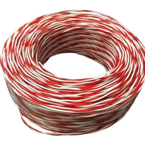 Telephone Jumper Electric Wire Cable - 0.5mm Wire Diameter, 1 x 2 P Conductor Type, 2 Pair Armoured, PVC Insulation | Roll Packaging, Durable PVC Material