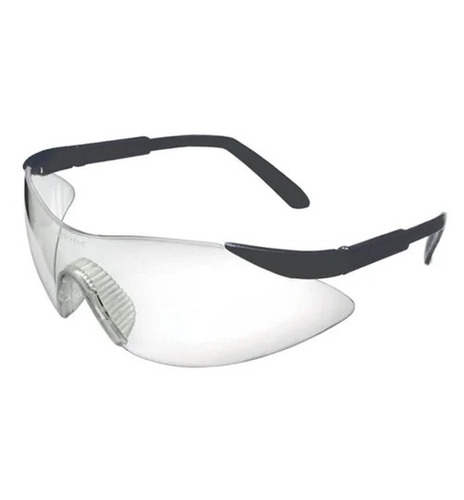 Transparent Safety Goggles - Polycarbonate Zero-Power Lens, Transparent Color, Unisex Design, Reusable Plastic Frame