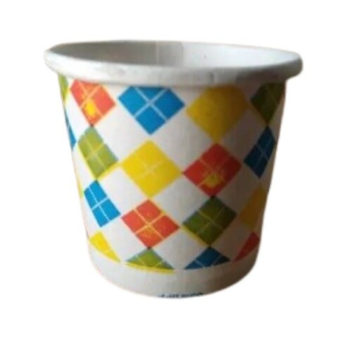 White Disposable Paper Cold Drink Cup