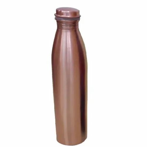 Copper Water Bottle - Diameter: Na