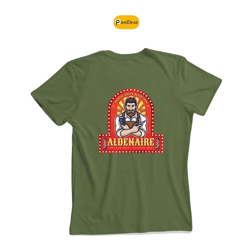 Men Cotton Printed T-Shirt - Regular Fit, Attractive Pattern Design | Green O-Neck, Short Sleeves, Available Sizes S, M, L, XL
