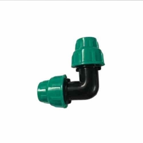 PVC Elbow - Standard Size 90 Degree Angle | Superior Rigid Strength Easy to Install Solid Black & Green Finish Leak Resistance